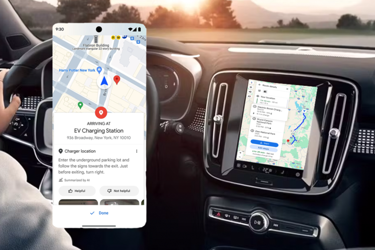 Elektrisch rijden met Google Maps